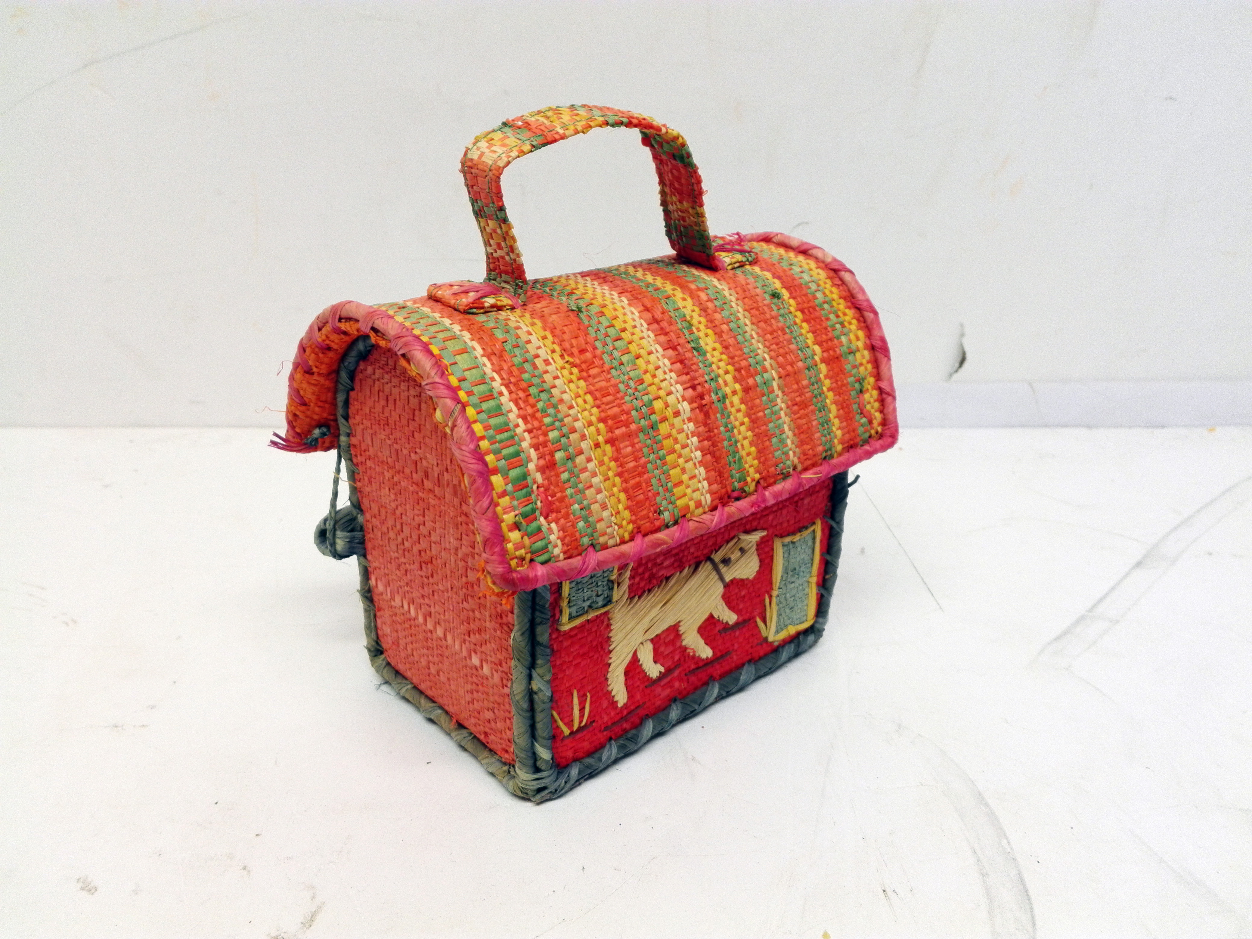 bolso casita infantil africa paja 13-17x15x11 1u